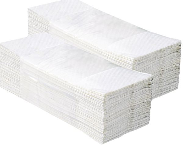 Merida PZ38 - Jednotlivé papírové ručníky 3200 ks, 100% celulóza, 2-vrstvé