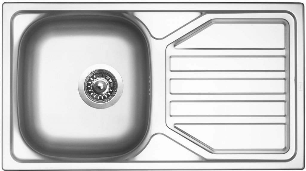 Sinks OKIO 780 V matný, nerezový dřez