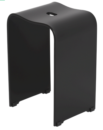 Swiss Aqua Technologies stolička sprchová SAT, černá, 130kg, SATSTOLPLASTC