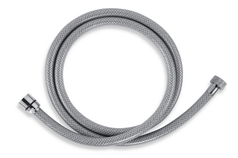 Novaservis Sprchová hadice plastová 150 cm šedá (PVC/150,8)