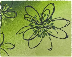 GRUND LUSIA - Koupelnová předložka zelená Rozměr: 50x60 cm