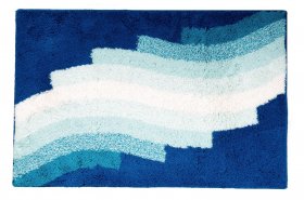 Ridder STREAK modrá 60 x 90 cm, 7107303 koupelnová předložka