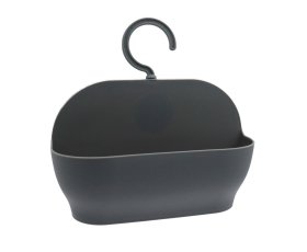 Sapho SHARON police do sprchy závěsná, plast, šedá (SH8455G)