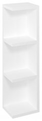 Sapho RIWA otevřená police 20x70x15 cm, levá/pravá, bílá lesk (RIW250-0030)