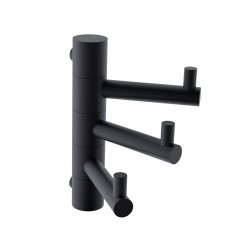 Nimco BORMO ČERNÁ Černý trojitý otočný háček (BRC 11099-3-90)