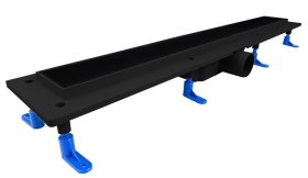 Hopa Odtokový žlab STANDARDline BLACK 2v1 (vložení dlažby) (OLPZLABST49BK)