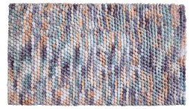 LineaDue PUNTO - Koupelnová předložka stříbrná taupe Rozměr: 70x120 cm