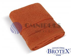 Brotex Froté ručník 50x100cm proužek 450g terra