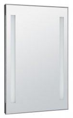 Aqualine 50 x 70 cm kolíbkový vypínač ATH5, LED podsvícené zrcadlo