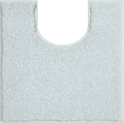GRUND Koupelnová předložka ROMAN SHINE stříbrná Rozměr: 50x50 cm s výřezem pro WC