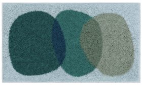 GRUND NUMA - Koupelnová předložka Šedá-zelená Rozměr: 70x120 cm