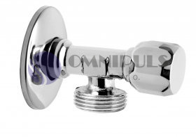 Novaservis Rohový ventil s krytkou a kovovou pákou 1/2"x3/4" (CF3002/20)