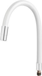 Novaservis Elastické rameno k baterii 70710, bílá-chrom (W100W-B)