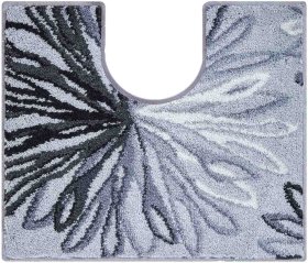 GRUND ART - Koupelnová předložka antracitově šedá Rozměr: 50x60 cm s výřezem pro WC