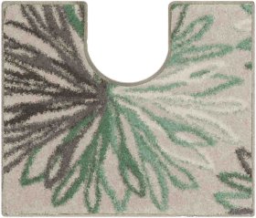 GRUND ART - Koupelnová předložka zelená Rozměr: 50x60 cm s výřezem pro WC