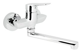 Novaservis Umyvadlová dřezová baterie 100 mm Metalia 54, chrom (54077,0)