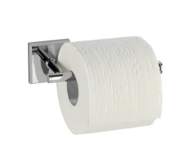 WENKO Držák WC papíru BEZ VRTÁNÍ PowerLoc LACENO kovově lesklý 6x16x8 cm