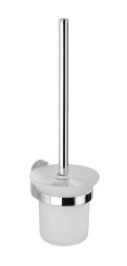 WENKO WC štětka BEZ VRTÁNÍ PowerLoc RICO kovově lesklá 37x12x13 cm