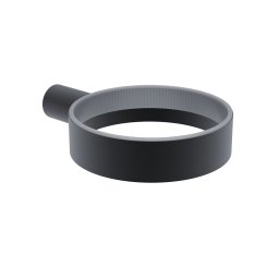 Nimco BORMO ČERNÁ Černý úchyt WC kartáče (BRC 11094X-90)