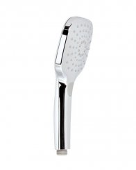 Sapho Ruční masážní sprcha s tlačítkem, 4 režimy sprchování, 100x100mm, ABS/chrom (1204-24)