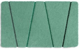BATEX VEDIA - Koupelnová předložka zelená Rozměr: 60x100 cm