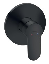 Novaservis Sprchová baterie podomítková Nostris, černá (BNS7PABL)