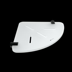 Nimco BORMO ČERNÁ Černá rohová police IXI (BRC X208-90)