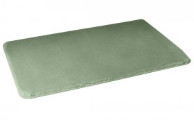 Sapho FUZZY koupelnová předložka, 50x80cm, 100% polyester, protiskluz, zelená (96FY508007)