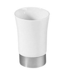 Sapho JUSTY sklenka na postavení, keramika/nerez (1308-33)