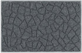 LineaDue TERAZZO - Koupelnová předložka antracitová Rozměr: 50x80 cm