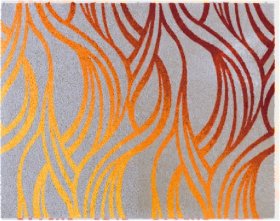 GRUND MAYRA - Koupelnová předložka oranžová Rozměr: 50x60 cm