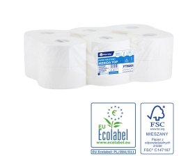 Merida PTB201 - Toaletní papír TOP, 19 cm, 180 m, 2-vrstvý, 100% celulóza, (12rolí/balení)