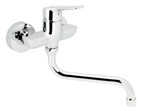 Novaservis Dřezová umyvadlová baterie 100 mm Metalia 54, chrom (54074/T,0)