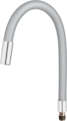 Novaservis Elastické rameno k baterii 70710, stříbrošedá-chrom (W100S-B)