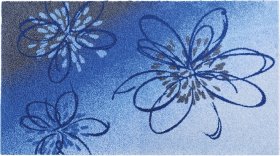 GRUND LUSIA - Koupelnová předložka modrá Rozměr: 70x120 cm