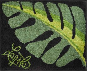 Grund LEAF zelená 50 x 60 cm, koupelnová předložka