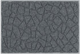 LineaDue TERAZZO - Koupelnová předložka antracitová Rozměr: 60x90 cm