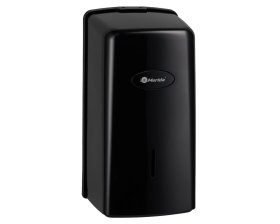 Merida BEC402 - Zásobník na skládaný toaletní papír ONE kapacita až 450 listů, ABS plast, černý