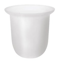 Sapho Miska na WC štětku pro X-ROUND/X-SQUARE/X-STEEL/INSIA/LARISSA, mléčné sklo (NDX310)