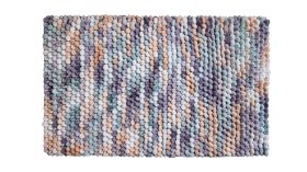 LineaDue PUNTO - Koupelnová předložka stříbrná taupe Rozměr: 60x100 cm