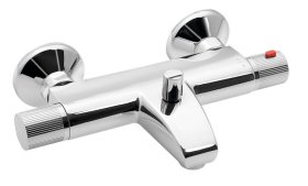 Aqualine ACTION MB16, nástěnná vanová termostatická baterie, chrom (MB106)