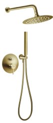 Novaservis Sprchová sada podomítková Ciriculus, kartáčované zlato (BCK7PBG-SET1-S)