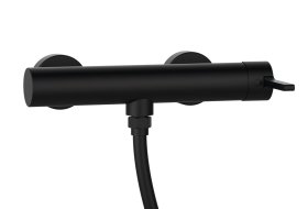 Sapho ICONIC nástěnná sprchová baterie, černá mat (AF011B)