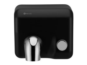 Merida EIC208 - Elektrický osoušeč rukou STARFLOW PLUS mat s tlačítkem, povlak Anti-FingerPrint, čer