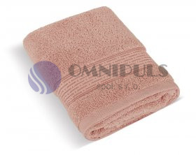 Brotex Froté ručník proužek 450g světlá burgundy 50 x 100 cm