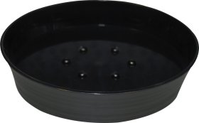GRUND Miska na mýdlo TOWER černá 12x8,5x3,5 cm