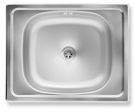 Novaservis Dřez 40x50 s přepadem nerez (DR40/50A)