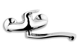 Novaservis Dřezová umyvadlová baterie 150 mm Metalia 57 chrom (57070,0)