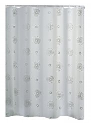 Ridder 47137 Sprchový závěs COSMOS 120 x 200 cm, textilní - šedý dekor