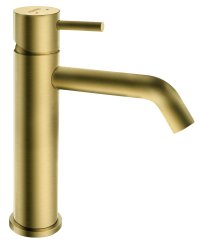 Novaservis Umyvadlová baterie s výpustí Ciriculus, kartáčované zlato (BCK2BG)